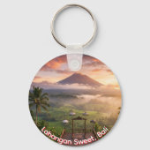 Porte-clés Mount Agung View Lahangan Sweet Bali Keychain (Recto)