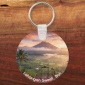 Porte-clés Mount Agung View Lahangan Sweet Bali Keychain (Recto)