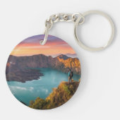 Porte-clés Mount Rinjani Volcano Crater Sunrise Keychains (Dos)