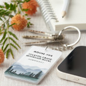 Porte-clés Mountain Forest Hotel ou Motel (Devant droit)