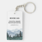 Porte-clés Mountain Forest Hotel ou Motel (Dos)