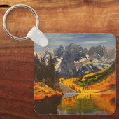 Porte-clés Mountain Lake, Par Gary Poling (Recto)