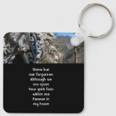 Porte-clés Mountain Rock Climbing Memorial Keepsake (Dos)