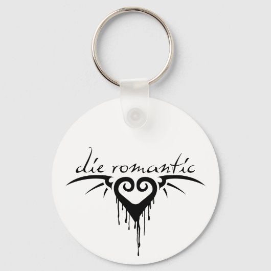 Porte-clés mourir romantique (Recto)