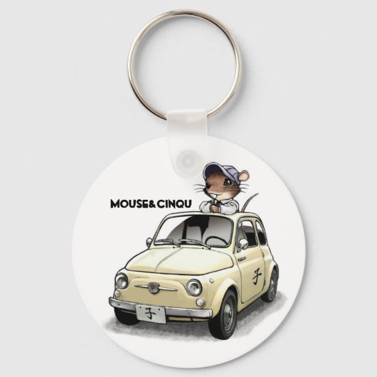 Porte-clés Mouse&Cinqu (Recto)