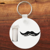 Porte-clés Moustache de lait (Recto)