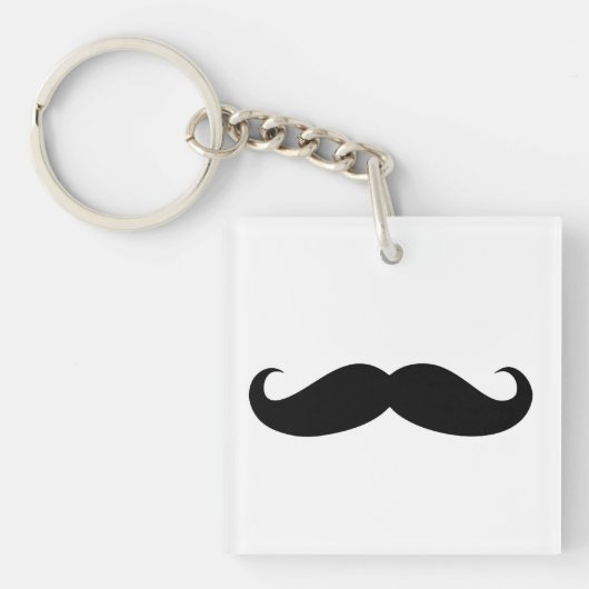 Porte-clés Moustache déguiser drôle (Devant)