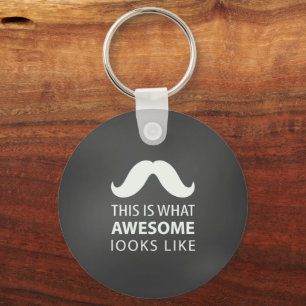 Porte-clés Moustache Incroyable