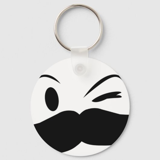 Porte-clés Moustache Kinky (Recto)