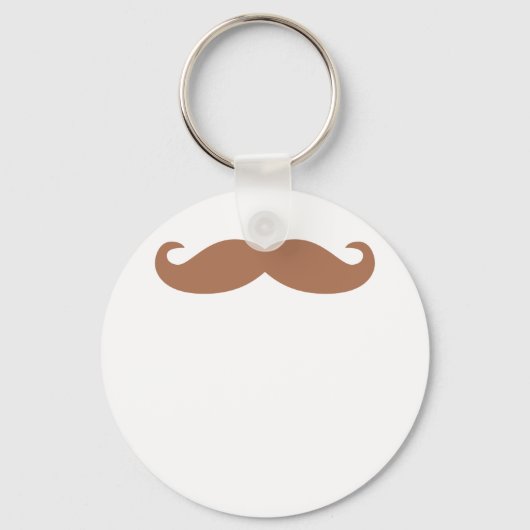 Porte-clés moustache simple (Recto)