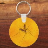 Porte-clés Moustique dans Amber Sap Fossile Réplique Préhisto (Recto)