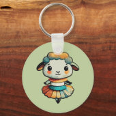 Porte-clés Mouton Ballerina (Recto)