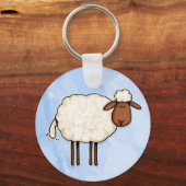 Porte-clés mouton blanc (Recto)