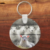 Porte-clés Mouton d'agneau de bébé (Recto)