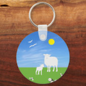 Porte-clés Mouton et agneau (Recto)