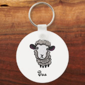 Porte-clés mouton mignon (Recto)