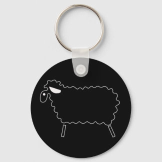 Porte-clés Mouton noir
