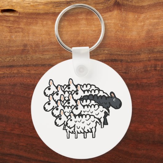 Porte-clés Mouton noir (Recto)