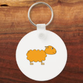 Porte-clés Mouton orange (Recto)
