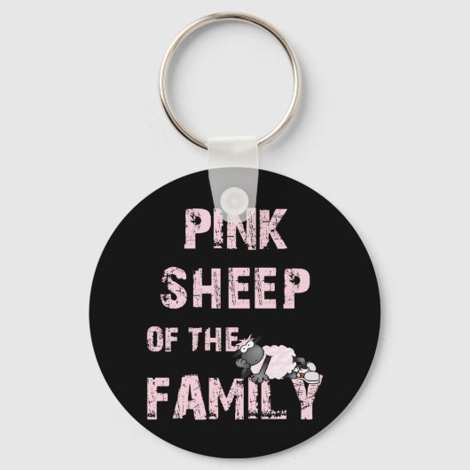 Porte-clés Mouton rose (Recto)