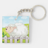 Porte-clés Mouton souriant (Dos)