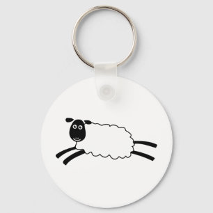 Porte-clés Moutons heureux