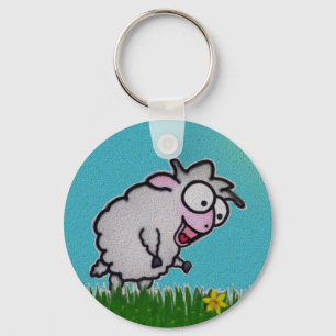Porte-clés Moutons heureux Keychain