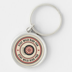 Porte-clés Mouvement routier de motard vintage