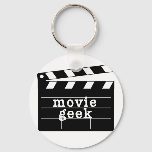 Porte-clés Movie Geek with Clapboard (Recto)