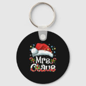 Porte-clés Mr And Mrs Claus Couples Matching Christmas Pajama (Recto)