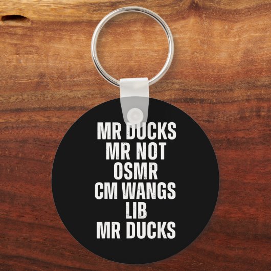 Porte-clés Mr Ducks Mr Not Duck Joke Phonetic Puzzle  (Recto)