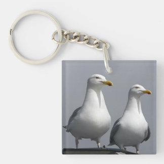 Porte-clés Mr & Mrs Gully Bold Funny Seagull Couple Novelty 