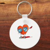 Porte-clés Mr Right Valentines Day Humor Matching Couples 1 (Recto)