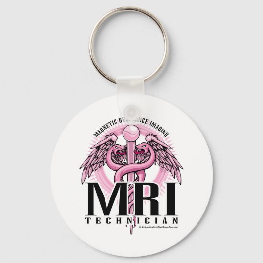 Porte-clés MRI Pink Caduceus (Recto)