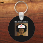 Porte-clés Mrs Professional Nursing Degree Nurse Profession B (Recto)