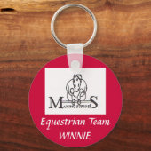 Porte-clés ms couleur clé avec nom (Recto)