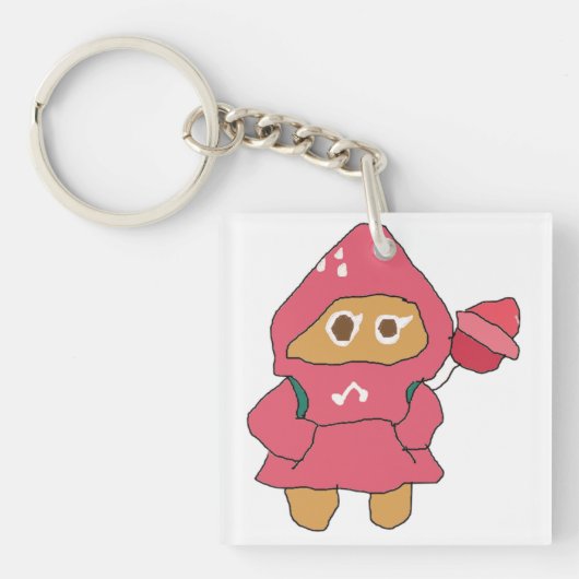 Porte-clés Ms Paint cookie run cookie fraise (Devant)