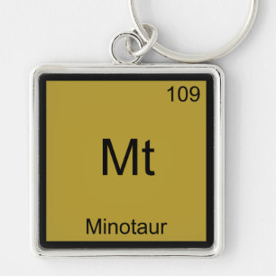 Porte-clés Mt - Minotaur Funny Chimie Élément Symbole Tee