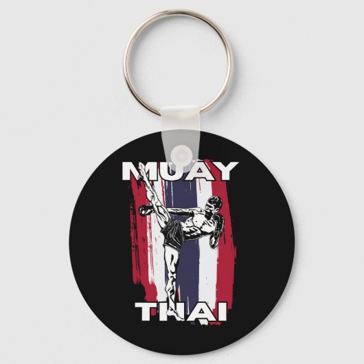 Porte-clés Muay Thai, Boxe Thaïlandaise (Recto)