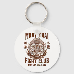 Porte-clés Muay Thai Boxer Boxer Boxer Muay Thai Figh