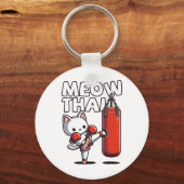 Porte-clés Muay Thai Cat (Recto)