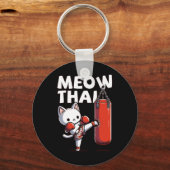 Porte-clés Muay Thai Cat Meow Thai (Recto)