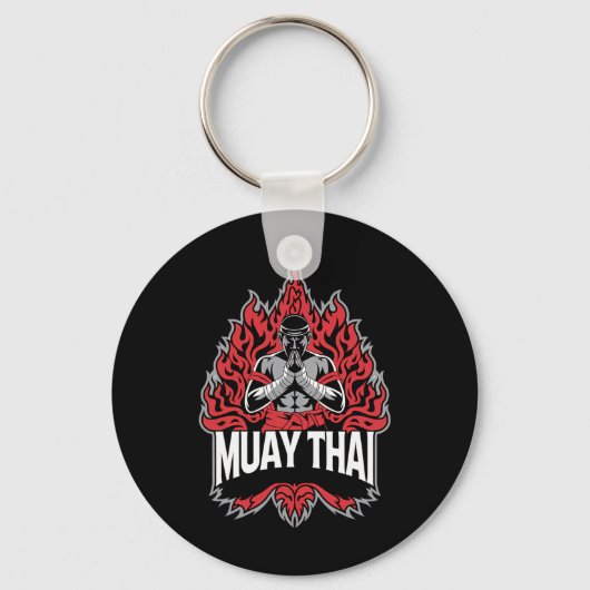 Porte-clés Muay Thai Fighter - Thai Boxing Fighter (Recto)