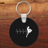 Porte-clés Muay Thai Heartbeat Thai Boxe (Recto)
