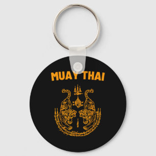 Porte-clés Muay Thai Mma Combat Tatouage Jumeau Tigre Kickbox
