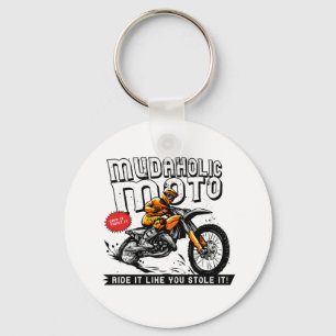 Porte-clés Mudaholic Moto Dirt Bike Motocross Motorcycle Key