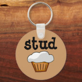 Porte-clés Muffin de costume, Cute Funny Baked Good (Recto)