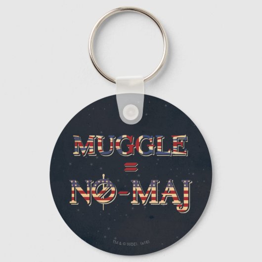 PORTE-CLÉS MUGGLE™ = NO-MAJ™ (Recto)