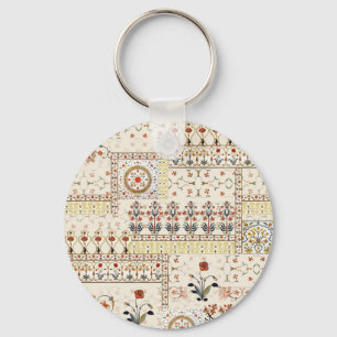 Porte-clés Mughal Floral Paisley : Ethnic Digital Elegance.