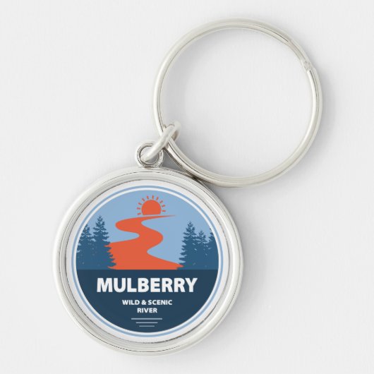 Porte-clés Mulberry Wild Et Rivière Pittoresque, Arkansas (Devant)
